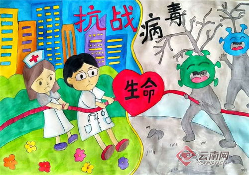 筆尖下的戰役 楚雄祿豐學子用文藝作品傳遞抗疫力量
